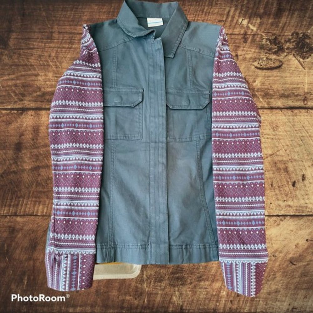 Columbia Hood Mountain Lodge Shirt Jacket Xs